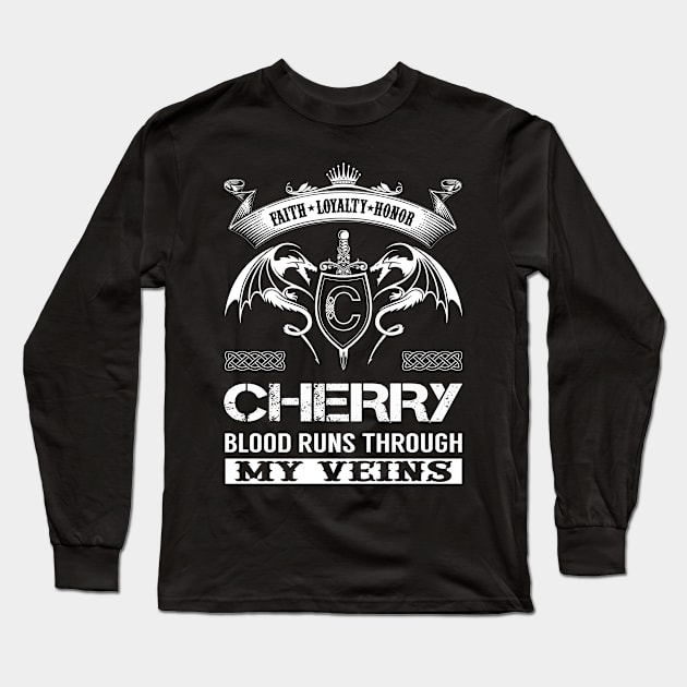 CHERRY Long Sleeve T-Shirt by Linets